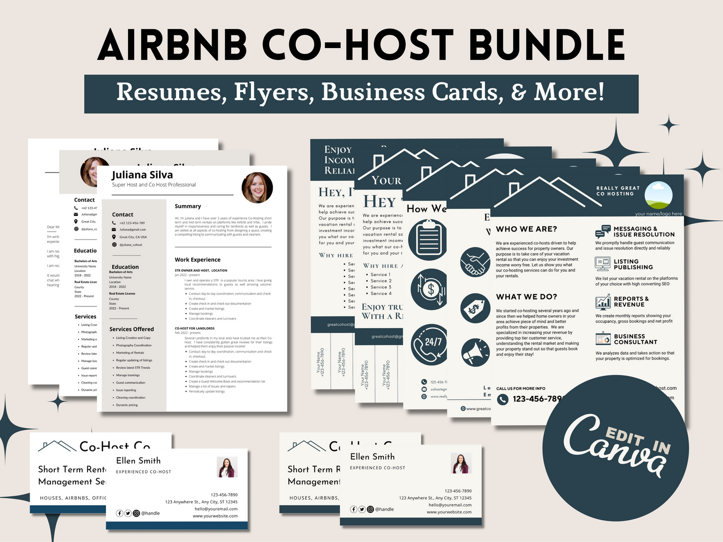 Airbnb CoHost Marketing Bundle