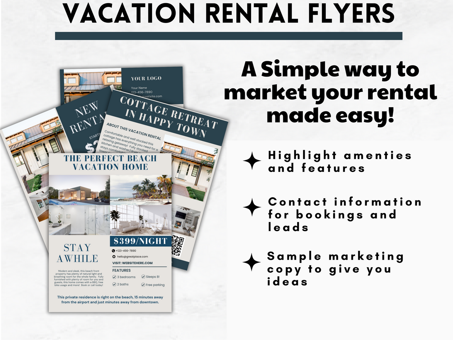 Vacation Rental Flyer