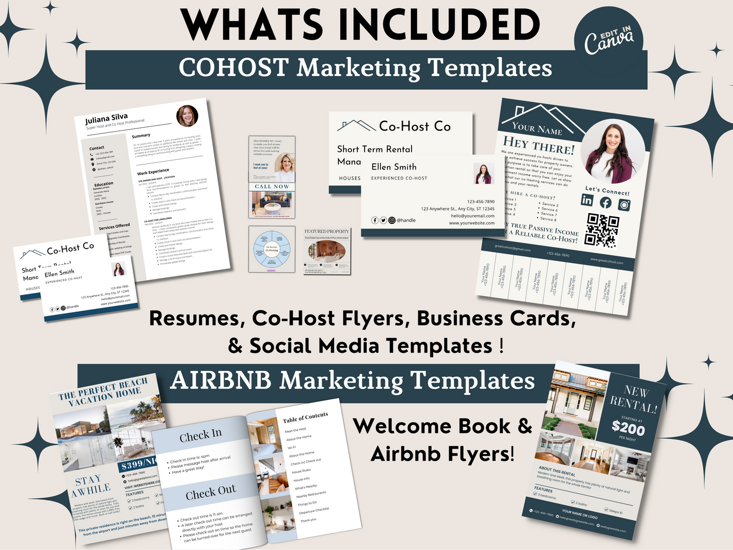 Airbnb CoHost Marketing Bundle