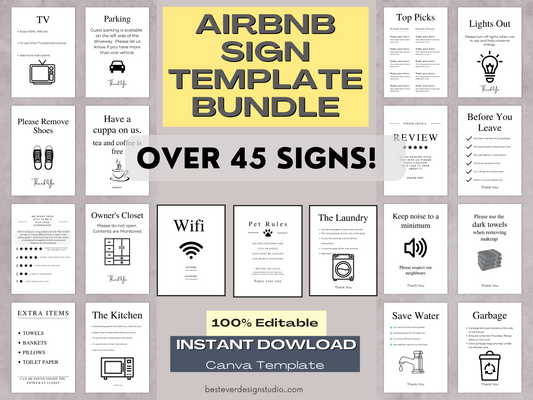 Airbnb Sign Bundle