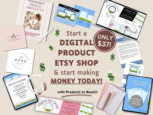 Digital Product Starter Kit with PLR Templates