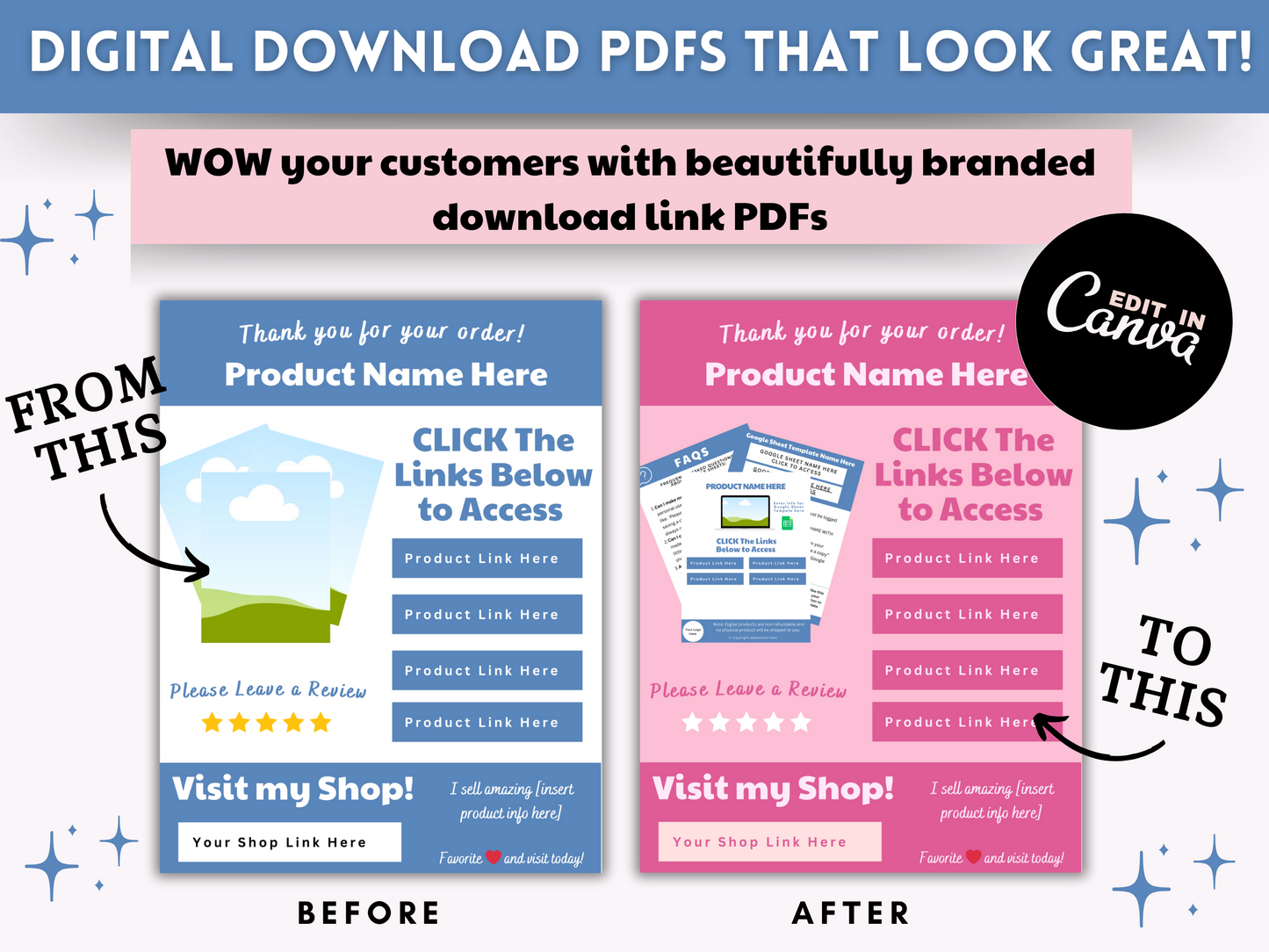 Download Instruction Template for Digital Products