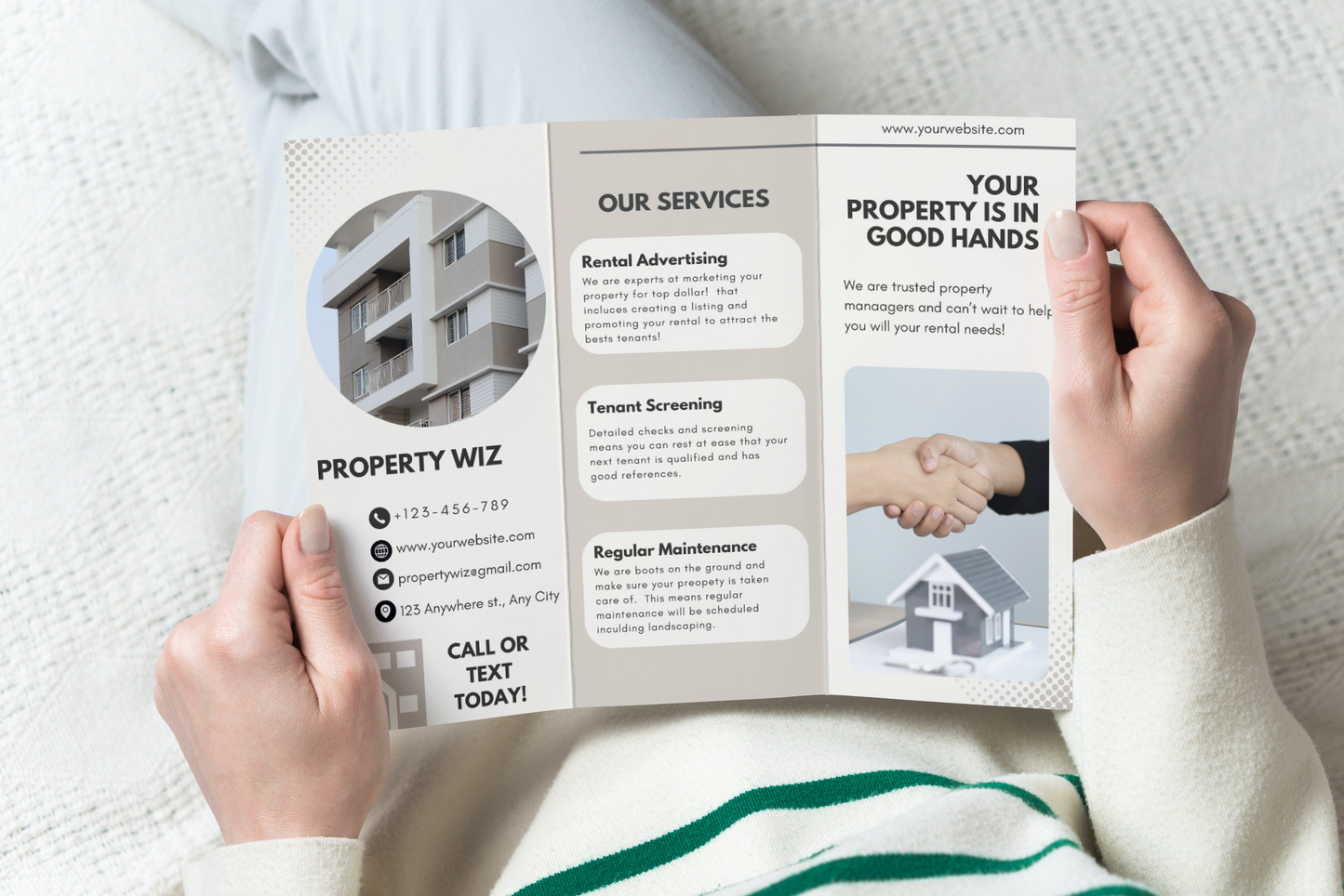 Property Management Services Brochure Flyer