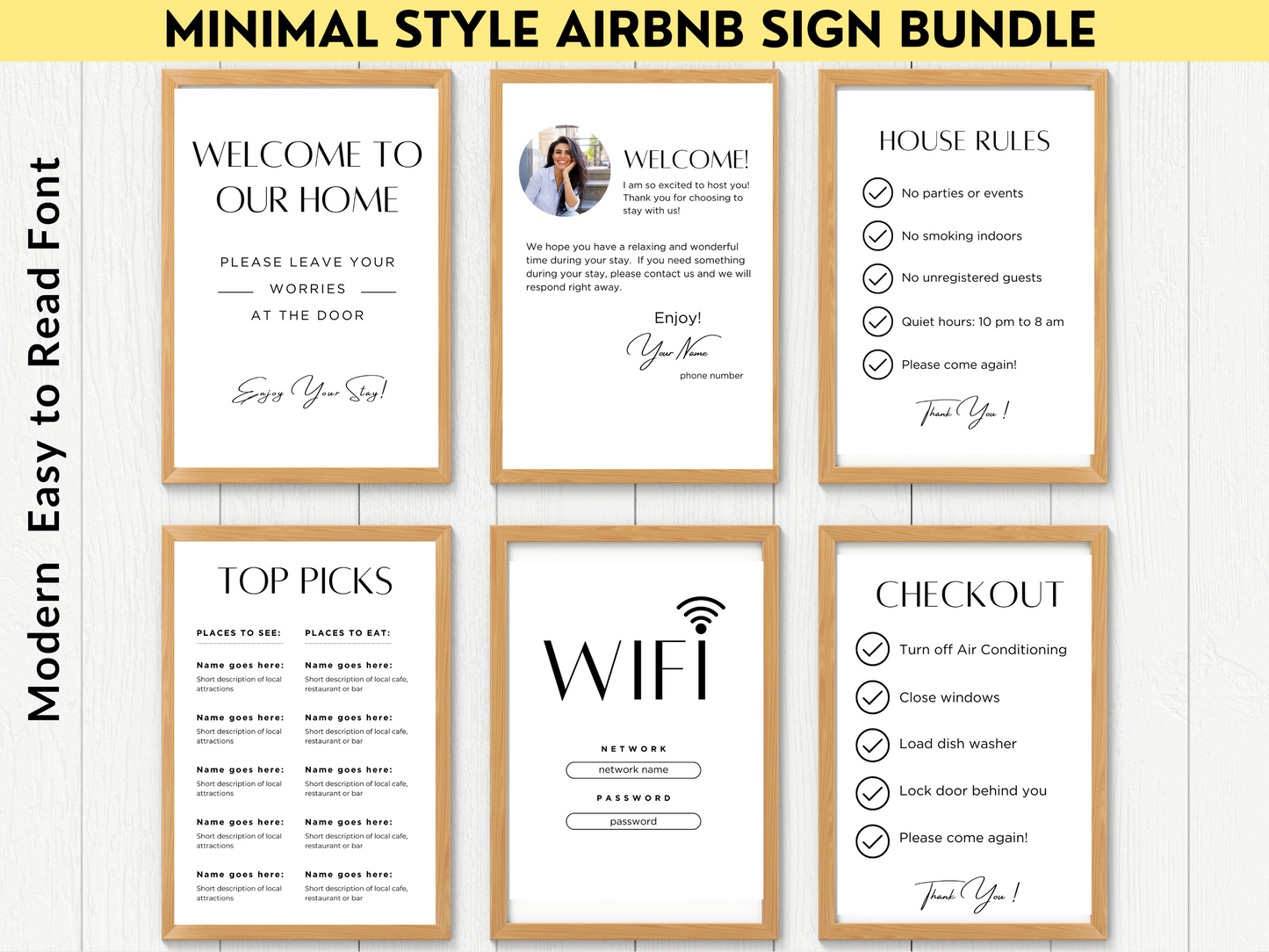 Airbnb Sign Bundle