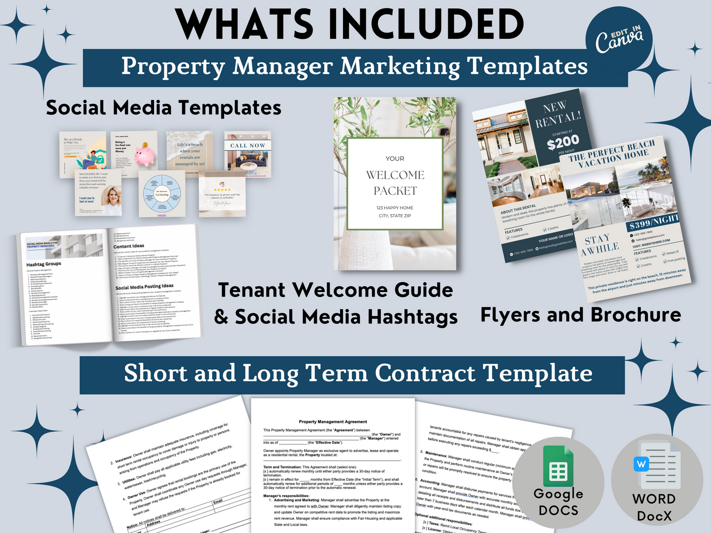 Property Management Marketing and Contract Bundle