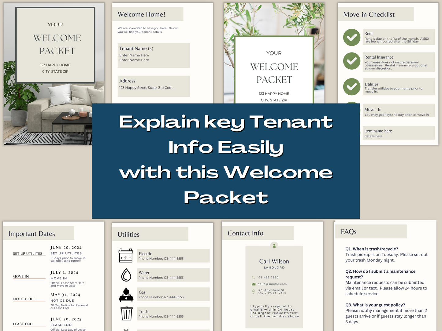 Property Management Marketing and Contract Bundle