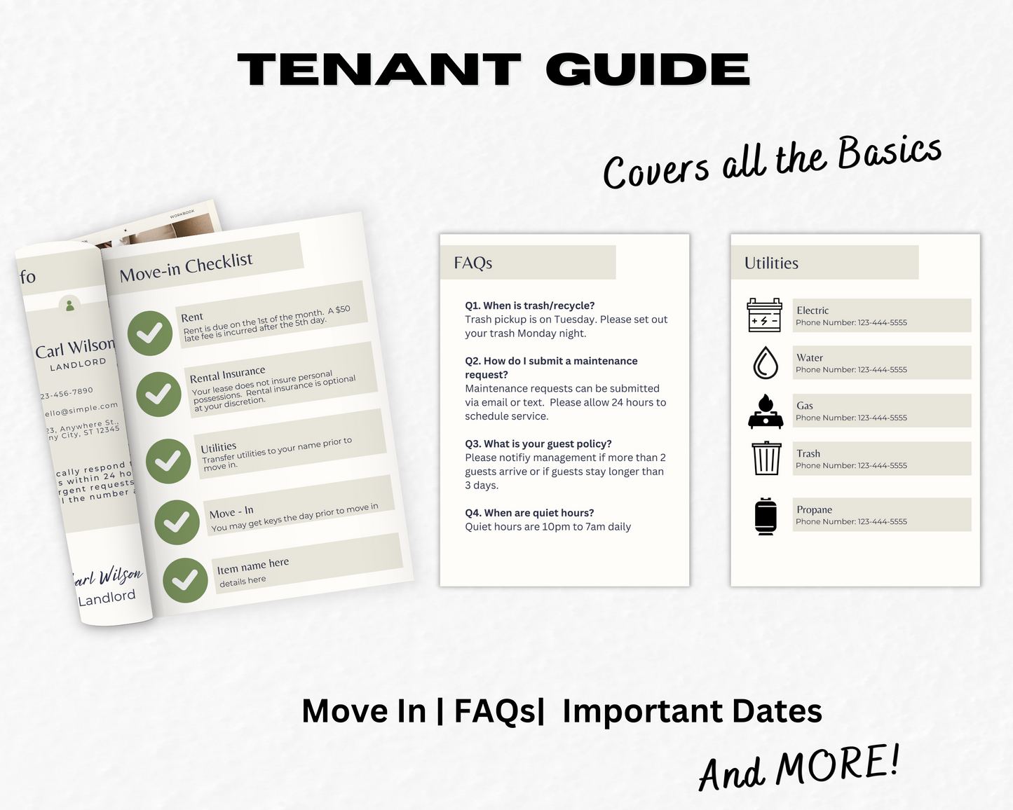 Tenant Welcome Packet