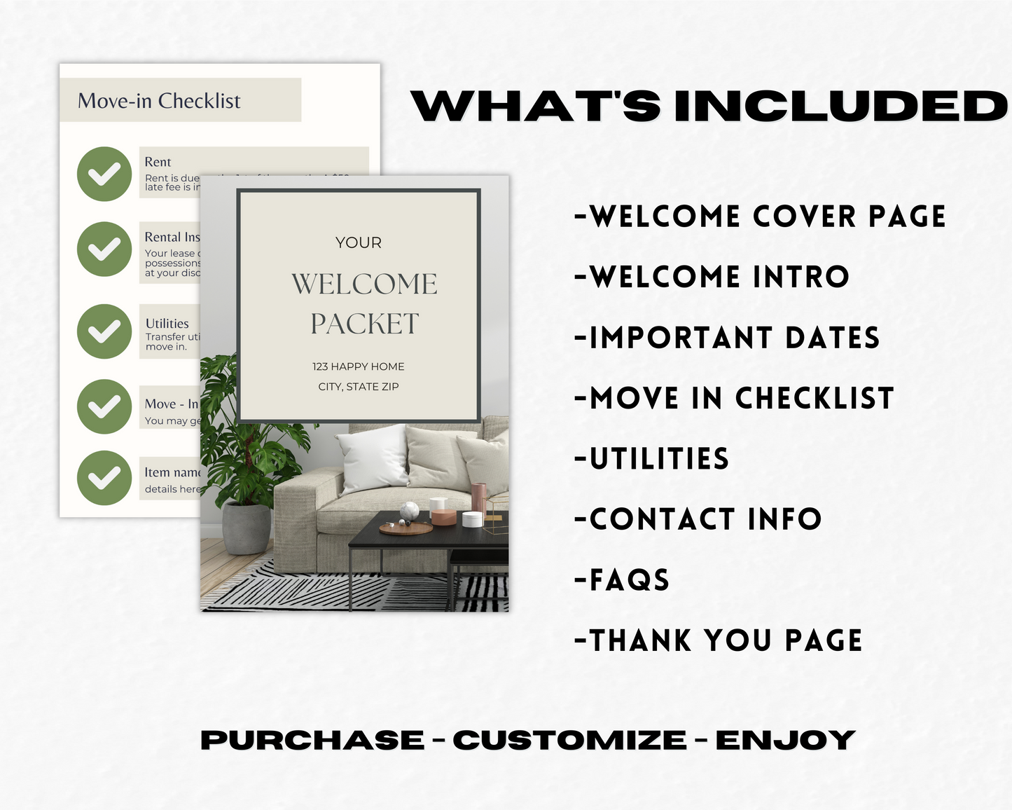 Tenant Welcome Packet